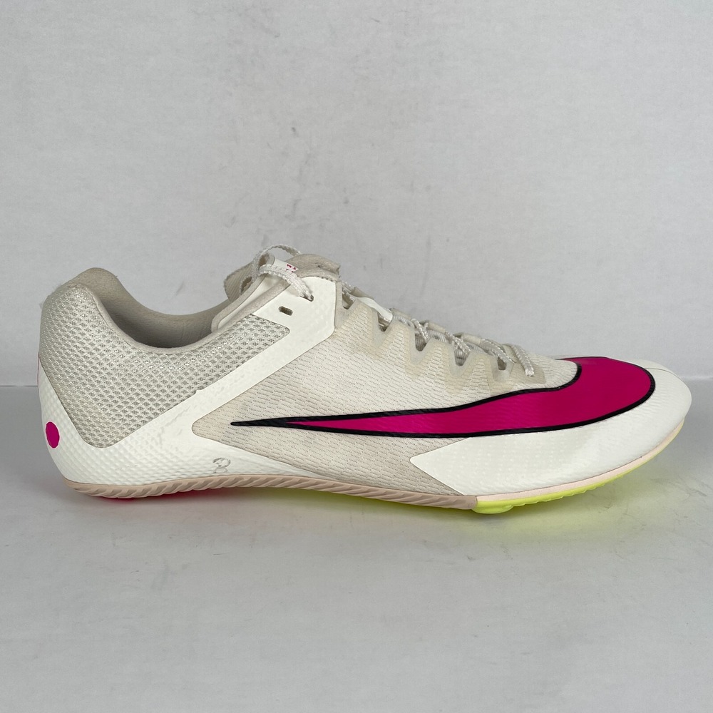Nike Zoom Rival Sprint Running Shoes Mens Size 14 White Track and Field Sneakers